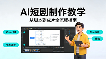 手把手教你用ComfyUI做AI短剧素材！新手也能上手，避坑不踩雷 技术干货配图